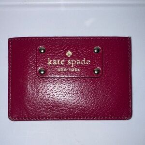Kate Spade Red Card Holder